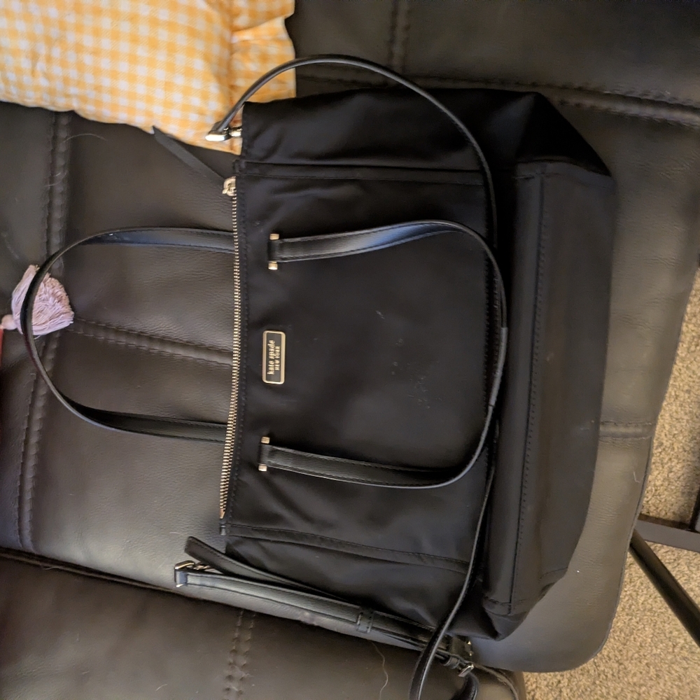 Black Tote Bag with Logo